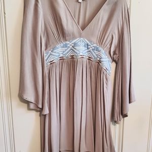 SALE AZTEC Bell sleeve Dress